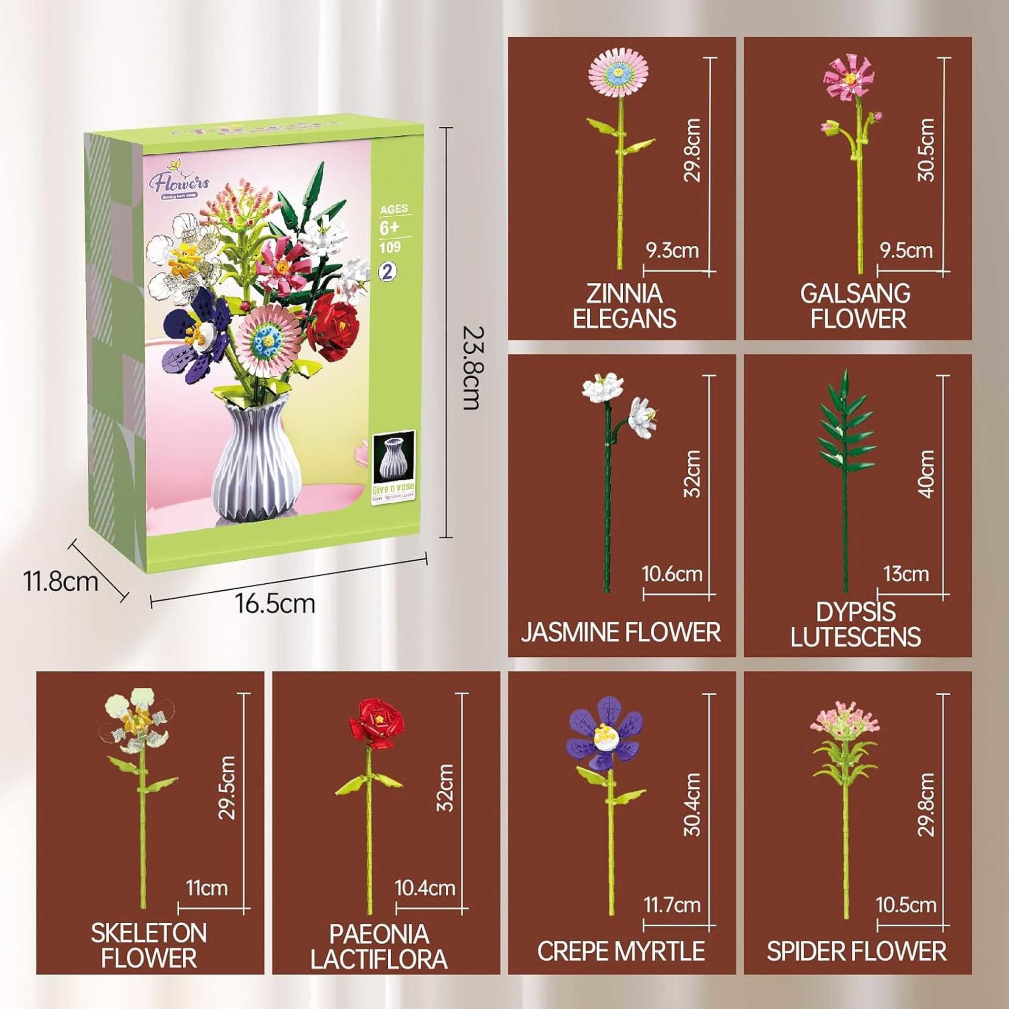 109-2 - Sommerlicher Blumenstrauß (Lonestar-Bricks)