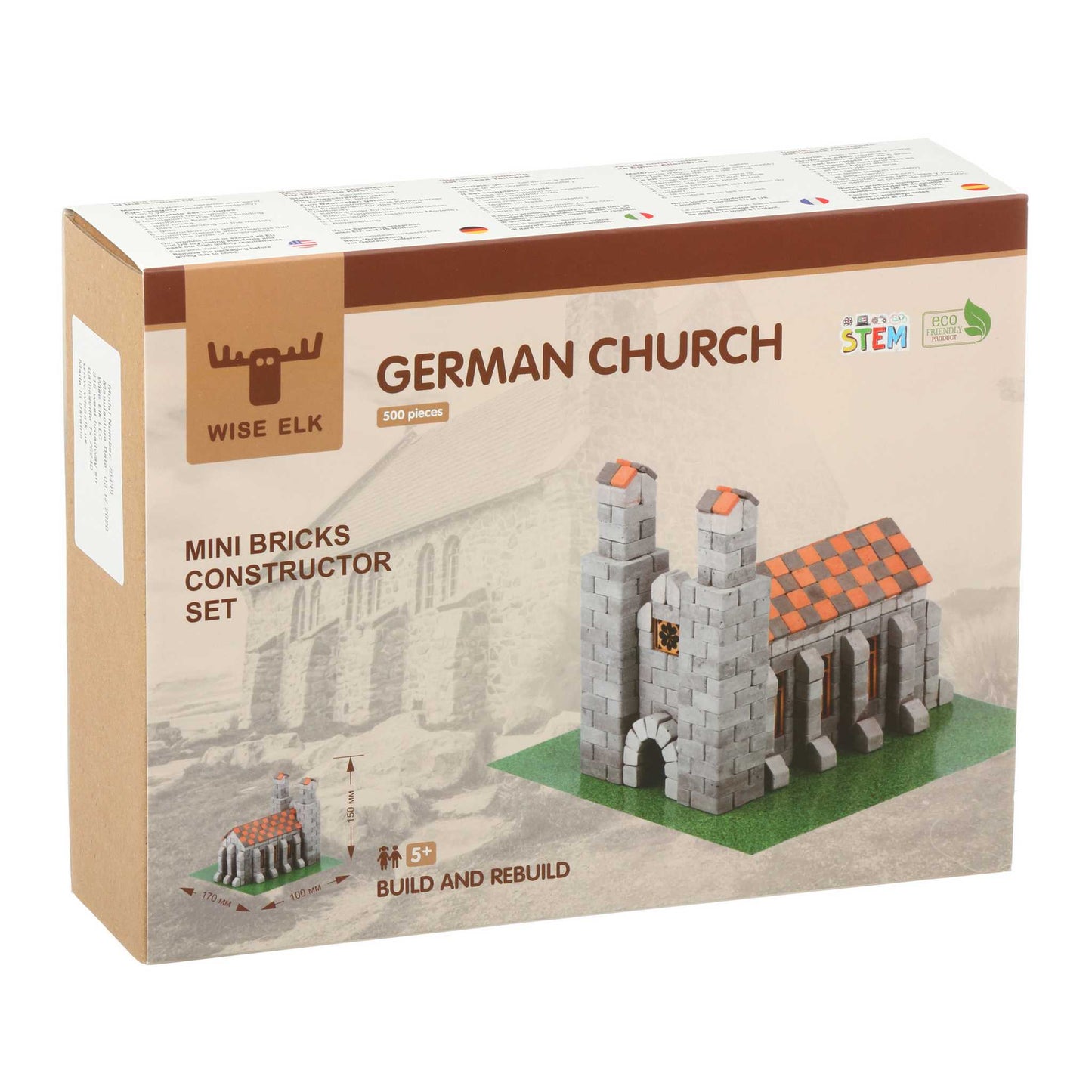 70439 - Deutsche Kirche Steinbaukasten (Wise Elk)