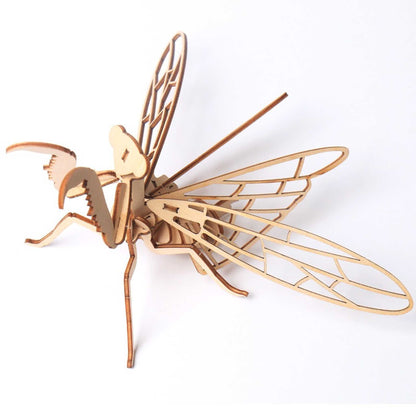 3D Holzpuzzle Gottesanbeterin