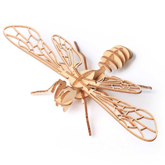 3D Holzpuzzle Honigbiene