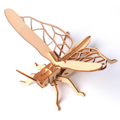 3D Holzpuzzle Grashüpfer