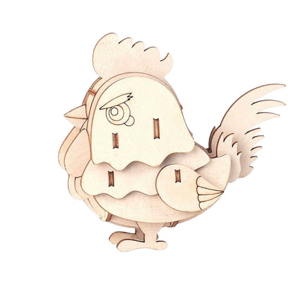 Huhn 3D Holzpuzzle