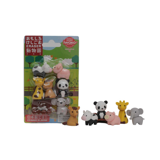 BRI018 - Zoo Tiere Radiergummi (Iwako)