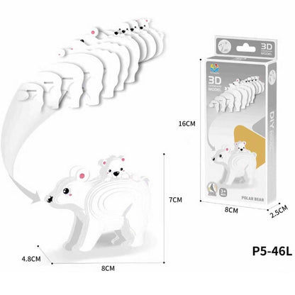 Eisbär (3D Karton Puzzle)