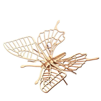 3D Holzpuzzle Schmetterling